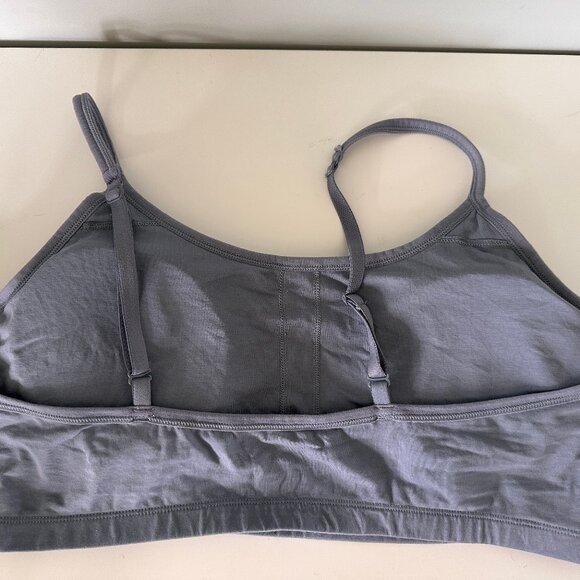 Pact Everyday Strappy Scoop Bralette 2XL Smoke Blue NWOT - Picture 2 of 3